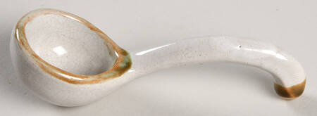 Vintage Olive Green Jam/Preserve Spoon
