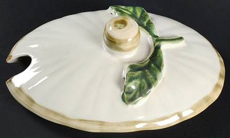 Vintage Olive Green Lid for Tureen
