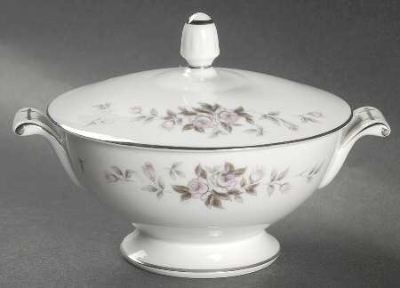 Corsage Sugar Bowl & Lid