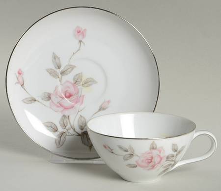 Garland Flat Cup & Saucer Set