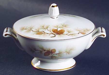 Pine Crest Sugar Bowl & Lid