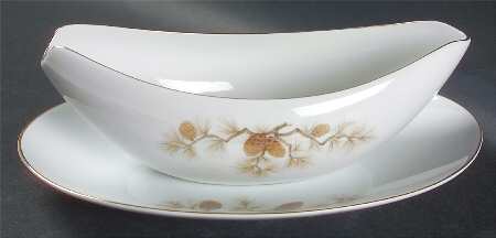 Pine Crest Gravy Boat & Underplate