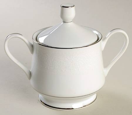 Belgium Lace Sugar Bowl & Lid