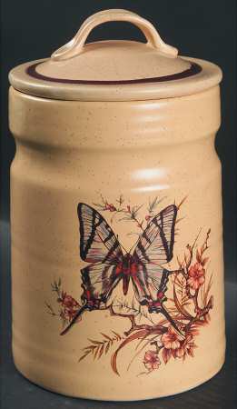Butterfly Large Canister & Lid