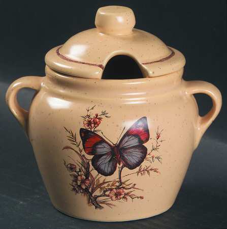 Butterfly Honey Pot & Lid