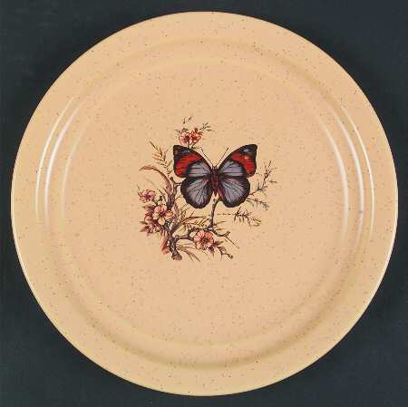 Butterfly Luncheon Plate
