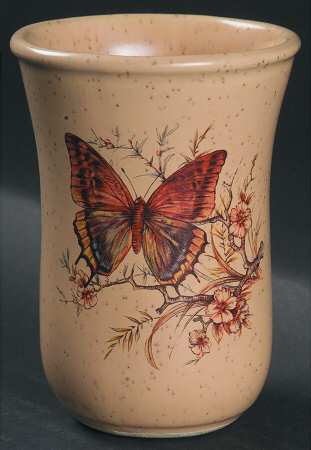Butterfly 4" Vase