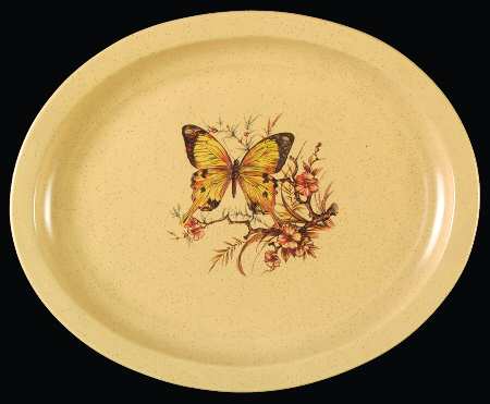 Butterfly 13" Oval Serving Platter