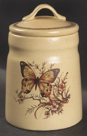 Butterfly Small Canister & Lid