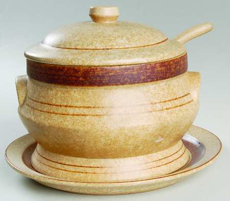 Palomino Tureen & Lid w/Ladle & Underplate