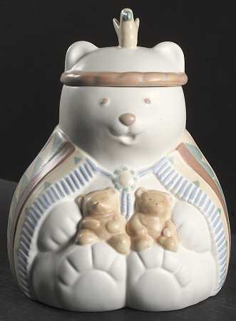 Taos Bear Figural Cookie Jar & Lid