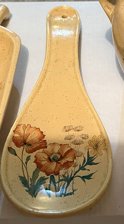 Wildflower Spoon Rest/Holder (Holds 1 Spoon)