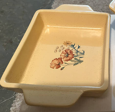 Wildflower 6" Rectangular Baker