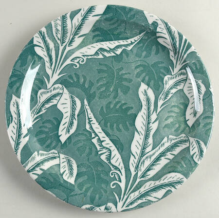 Palm Green Large Dinner Plate