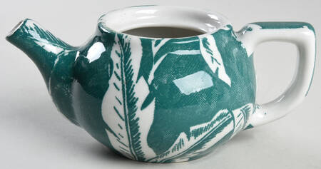 Palm Green Individual Teapot No Lid
