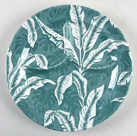 Palm Green Grill Plate by Tepco
