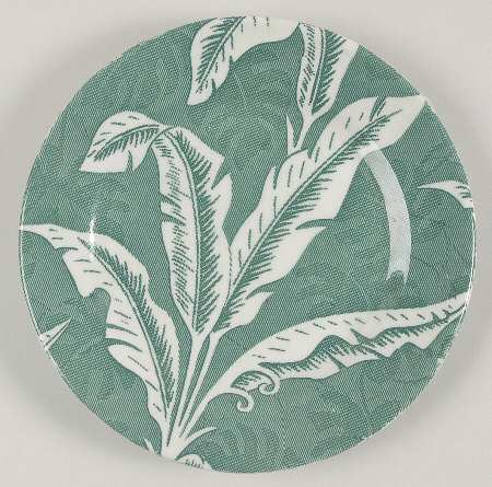 Palm Green Salad Plate
