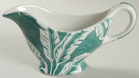Palm Green Gravy Boat