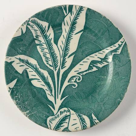 Palm Green Bread & Butter Plate