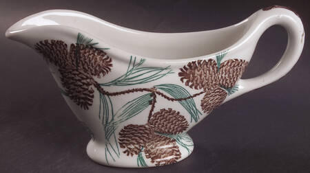 Needles and Pine (Design All Over) Gravy Boat