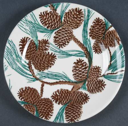 Needles and Pine (Design All Over) Salad Plate