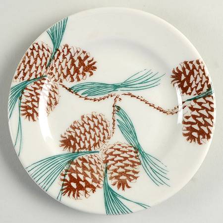 Needles and Pine (Design All Over) Small Bread & Butter Plate