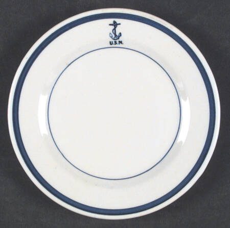 U S Navy Mess China Chief Petty Officer Bread & Butter Plate
