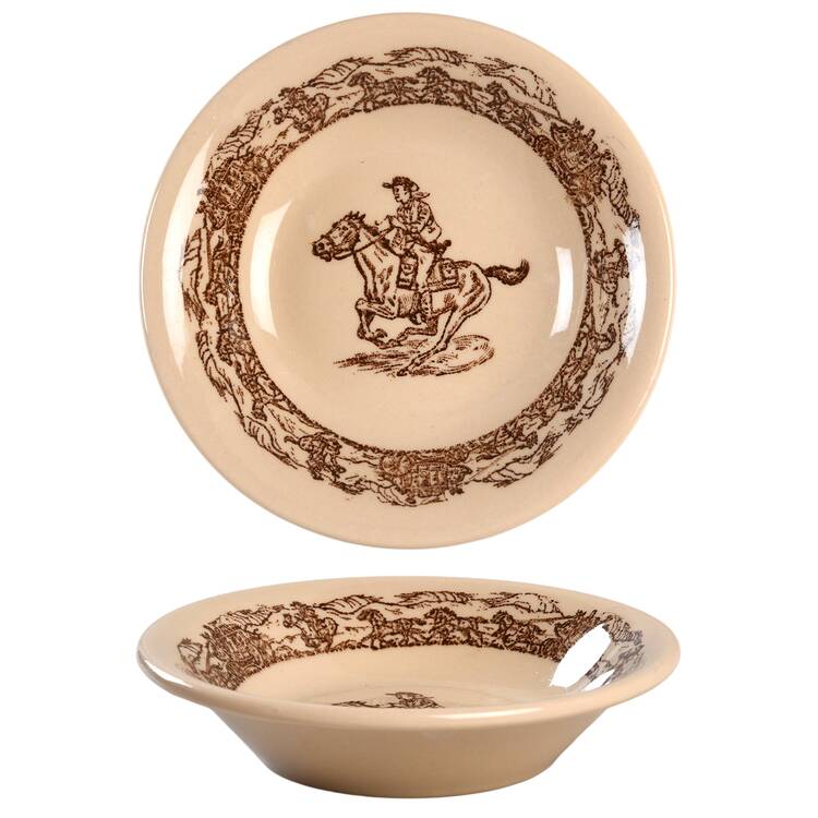 Western Traveler Brown Fruit/Dessert (Sauce) Bowl