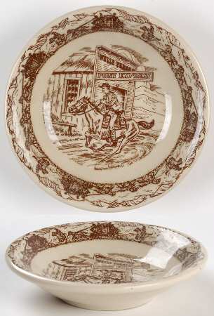 Western Traveler Brown Fruit/Dessert (Sauce) Bowl