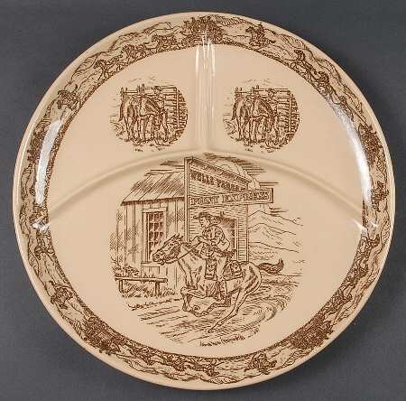 Western Traveler Brown Large Grill Plate