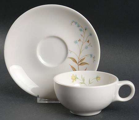 April Flat Cup & Saucer Set