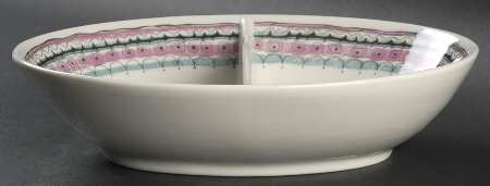 Bali Oval Divided Vegetable Bowl