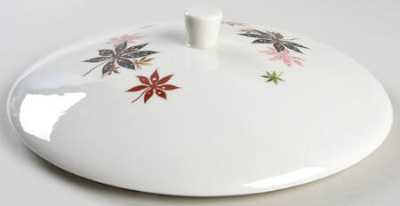 Calico Leaves Lid for Round Vegetable