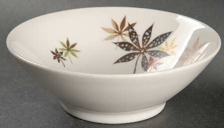 Calico Leaves Coupe Cereal Bowl