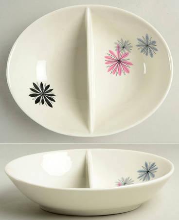Charpinx Oval Divided Vegetable Bowl