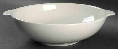 Terris White Round Vegetable No Lid