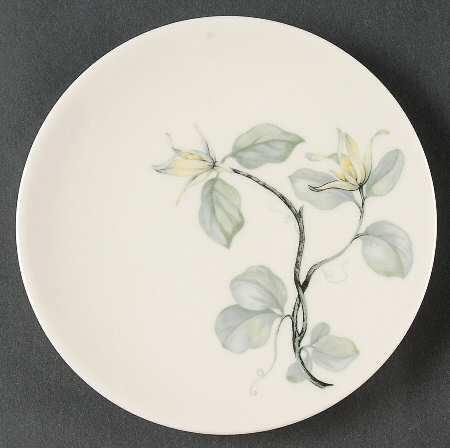 White Lily Bread & Butter Plate