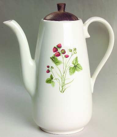 Wild Strawberry Coffee Pot & Lid