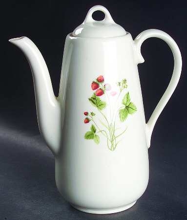 Wild Strawberry Coffee Pot & Lid