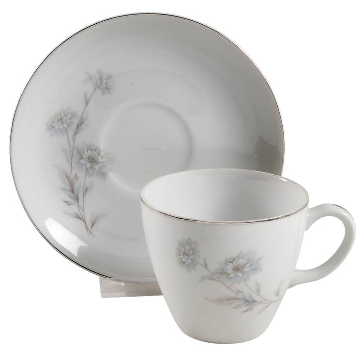 Allyson Flat Cup & Saucer Set