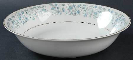 Brocade (Gold Trim) 9" Round Vegetable Bowl