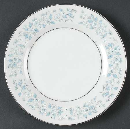 Brocade (Platinum Trim) Bread & Butter Plate