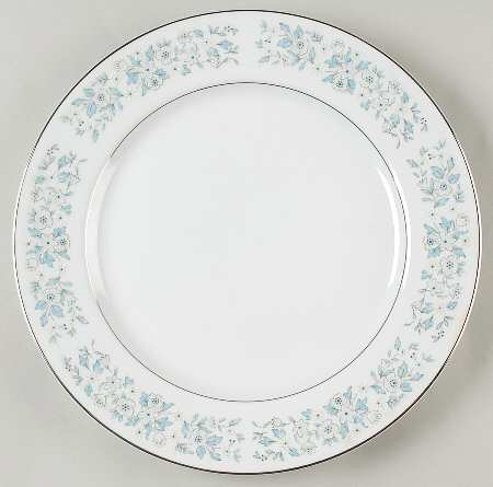 Brocade (Platinum Trim) 12" Chop Plate (Round Platter)