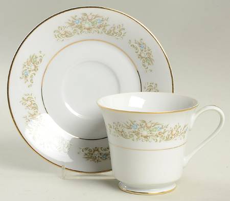 Delight Footed Cup & Saucer Set by Towne House