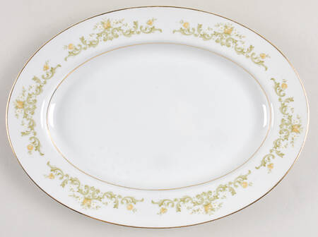 Golden Regal 12" Oval Serving Platter