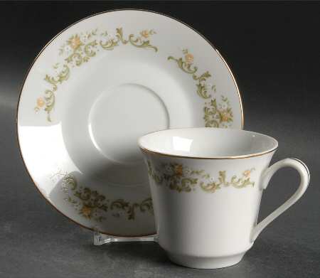 Golden Regal Flat Cup & Saucer Set