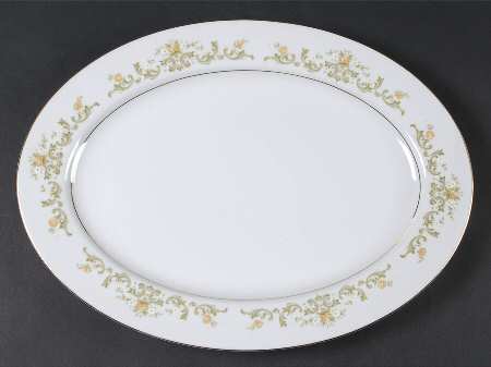 Golden Regal 14" Oval Serving Platter