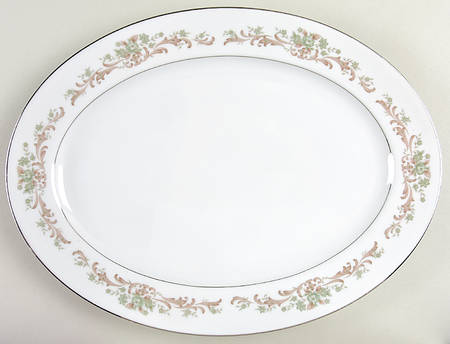 Laurel 14" Oval Serving Platter