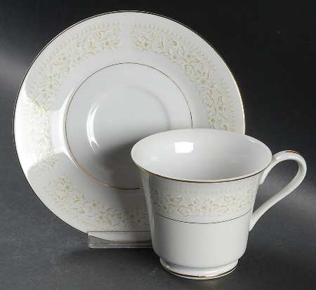 Rhapsody Footed Cup & Saucer Set