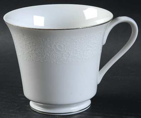 White Lace Footed Cup
